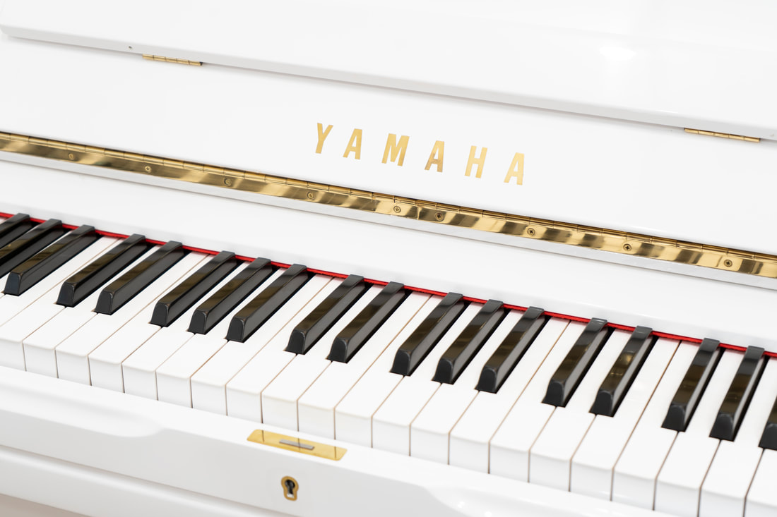 Yamaha U3 – weiß – gebraucht – überholt - Image 2